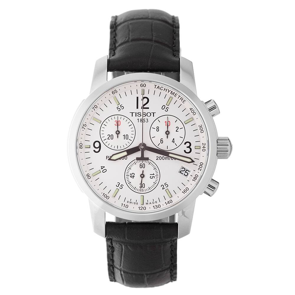 Tissot Men's PRC200 Silver-Dial Watch
