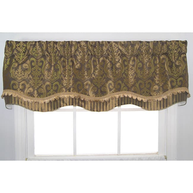 Vanguard Bronze Damask Valance