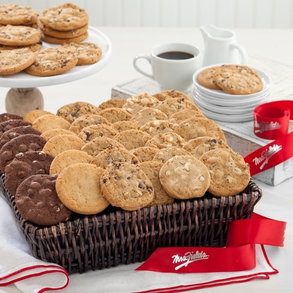 Mrs. Fields Cookie Basket (48 count). Opens flyout.