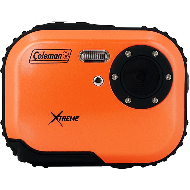 Coleman Mini Xtreme C3WP-O 5MP Waterproof Orange Digital Camera