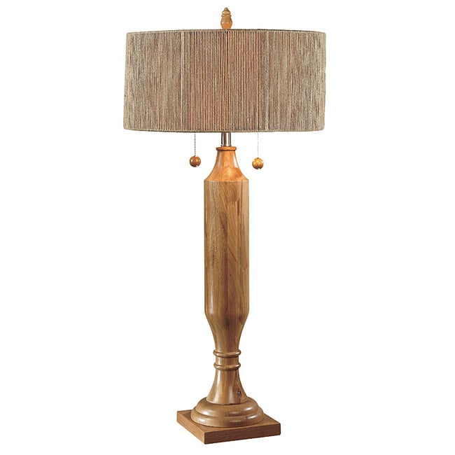 Natural Pole Wooden Table Lamp