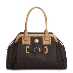 Shop Rioni Brown Signature Leather Handbag - Free Shipping Today ...