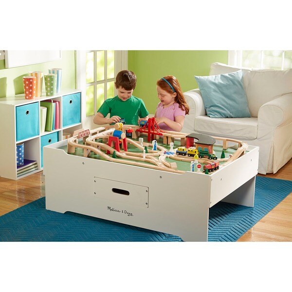 melissa and doug train table dimensions
