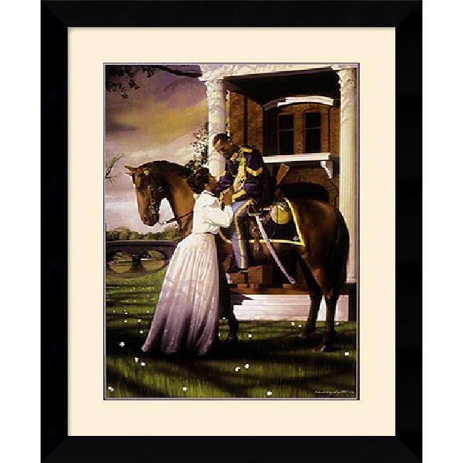 Edward Clay Wright 'Farewell' Framed Art Print