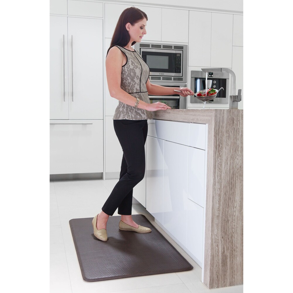 Imprint Nantucket Anti-fatigue Comfort Runner Mat (2'2 x 6') Cinammon -  Walmart.com