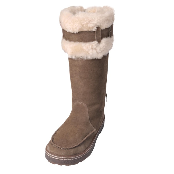 sheepskin lined hiking boots