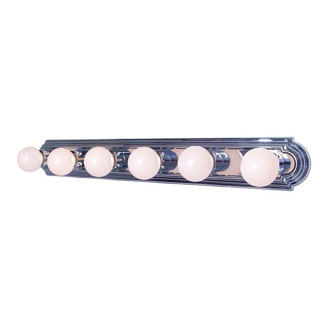 Woodbridge Lighting Basic 6-light Indoor Chrome Bath Bar