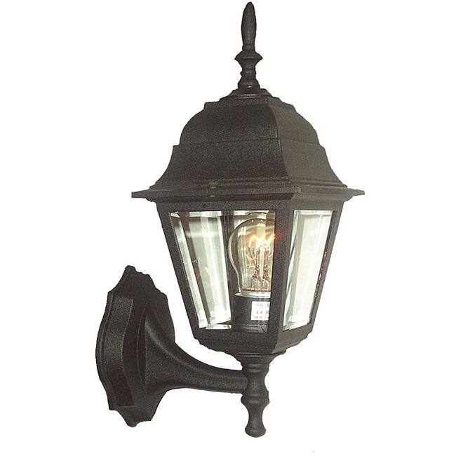 Woodbridge Lighting One-Light Outdoor Wall Light with Powder Coat Black Finish