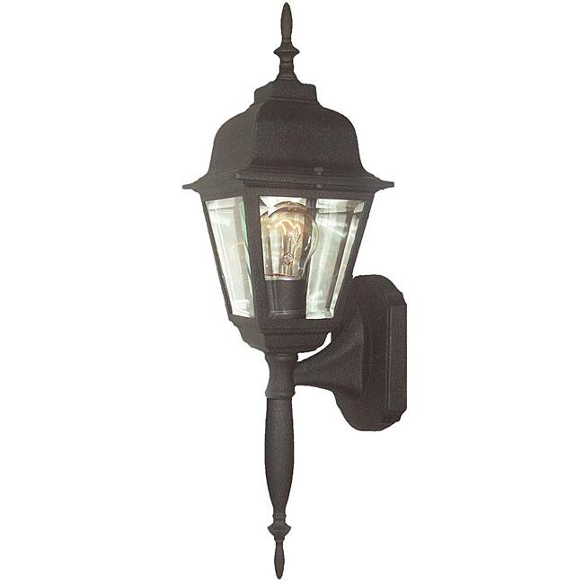Woodbridge Lighting Basic 1-light Powder Coat Black Outdoor Wall Light