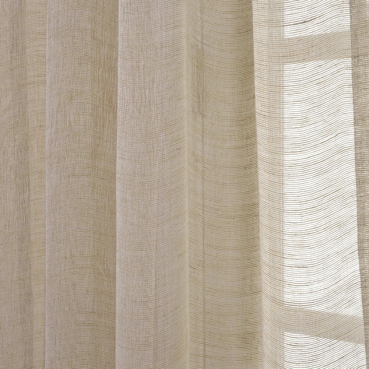 Shop Exclusive Fabrics Open Weave Natural Curtain Panel On Sale