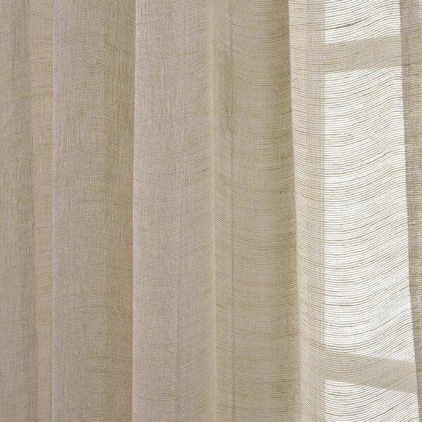 Shop Exclusive Fabrics Open Weave Natural Curtain Panel On Sale