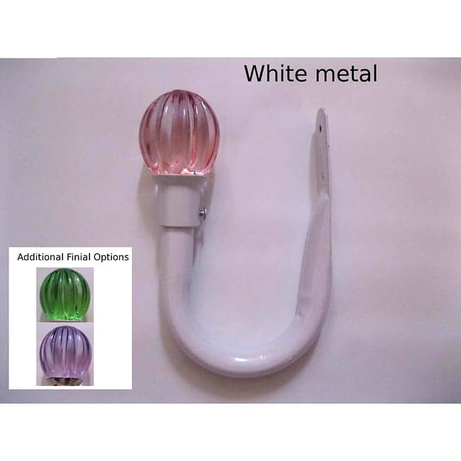 Arlo Blinds Kid's White Tiebacks (Set of 2)