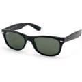Ray-Ban New Wayfarer RB2132 Unisex Black Frame Green Lens Sunglasses