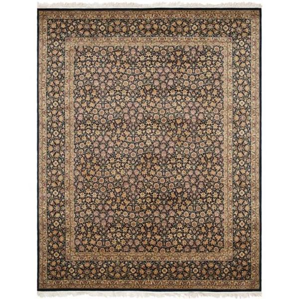 Shop Handmade Safavieh Couture Royal Kerman Navy Blue Wool Area Rug 8