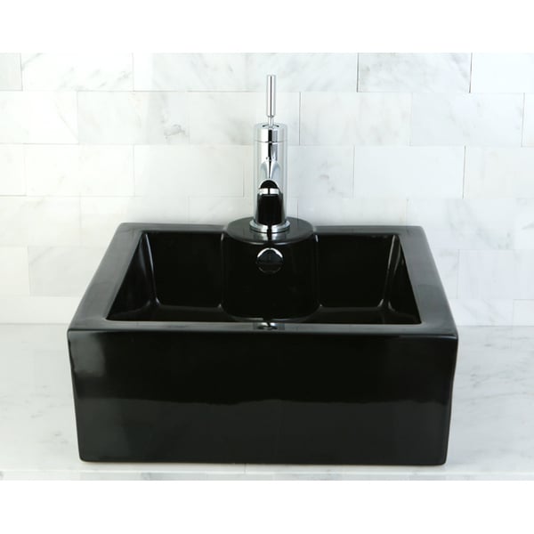 Bathroom Sinks Overstock black vitreous china table mount bathroom sink - free shipping Bathroom Sinks Overstock black vitreous china table mount bathroom sink - free shipping