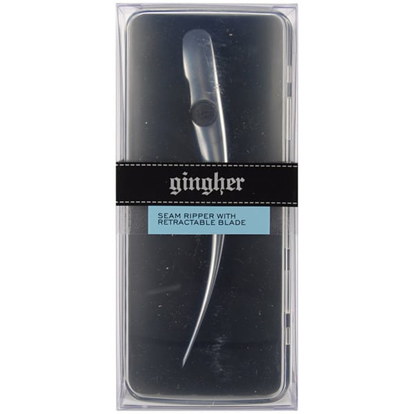 Gingher 3779 Chrome-coated Metal Seam Ripper (Rounded Blade)