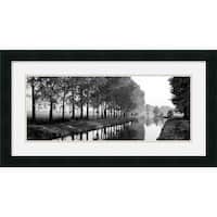 Framed Art Print 'Canal, Normandy' by Bill Philip 35 x 27-inch - Free ...