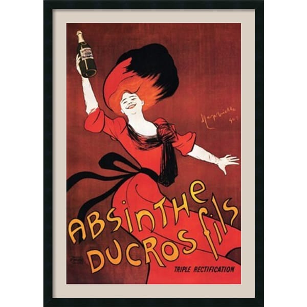 Leonetto Cappiello 'Absinthe Decros Fils' Framed Art Print Prints