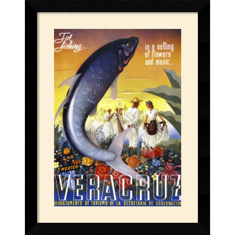 Veracruz, for Fishing Framed Art Print