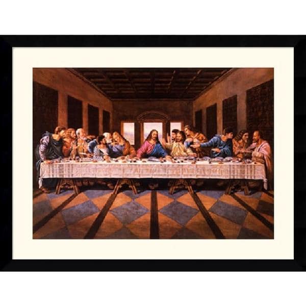 William Ternay 'Last Supper' Framed Art Print - Overstock™ Shopping ...
