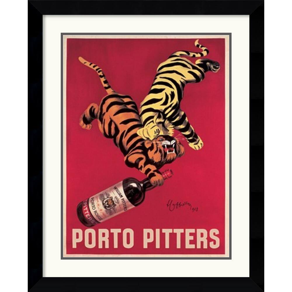 Leonetto Cappiello Porto Pitters 26 x 32-inch Framed Art Print