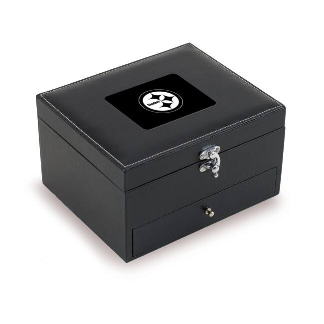 Picnic Time Pittsburgh Steelers Cabernet 8-piece Wine Accessory Set - Black