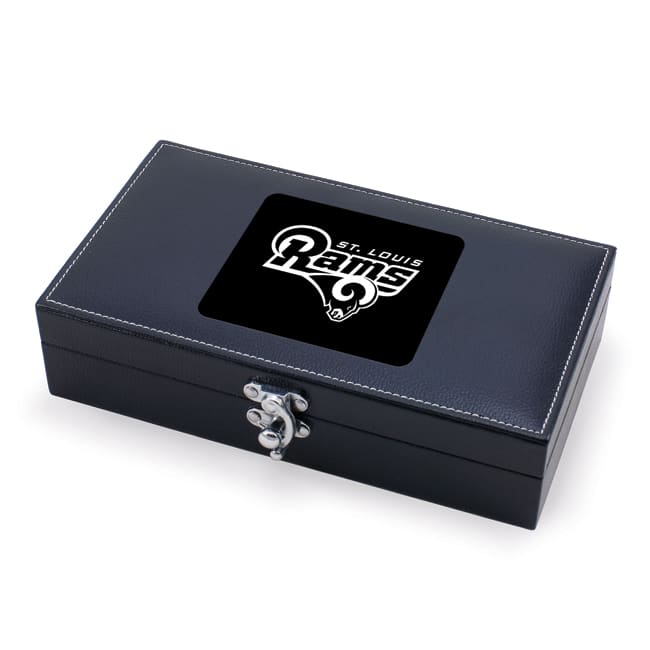 Picnic Time St. Louis Rams 5-piece Syrah Wine Box Set - Black
