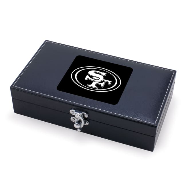 Picnic Time San Francisco 49ers 5-piece Syrah Wine Box Set - Black