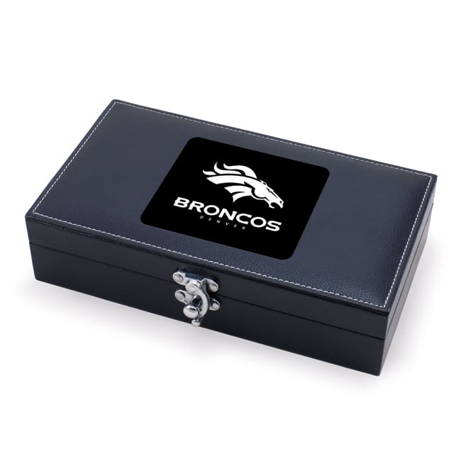 Picnic Time Denver Broncos 5-piece Syrah Wine Box Set - Black