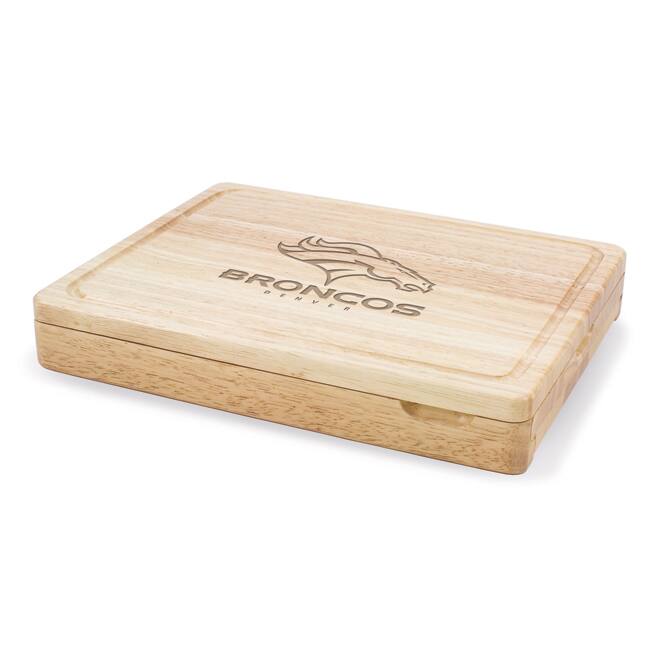 Picnic Time Denver Broncos Asiago Folding Cutting Board