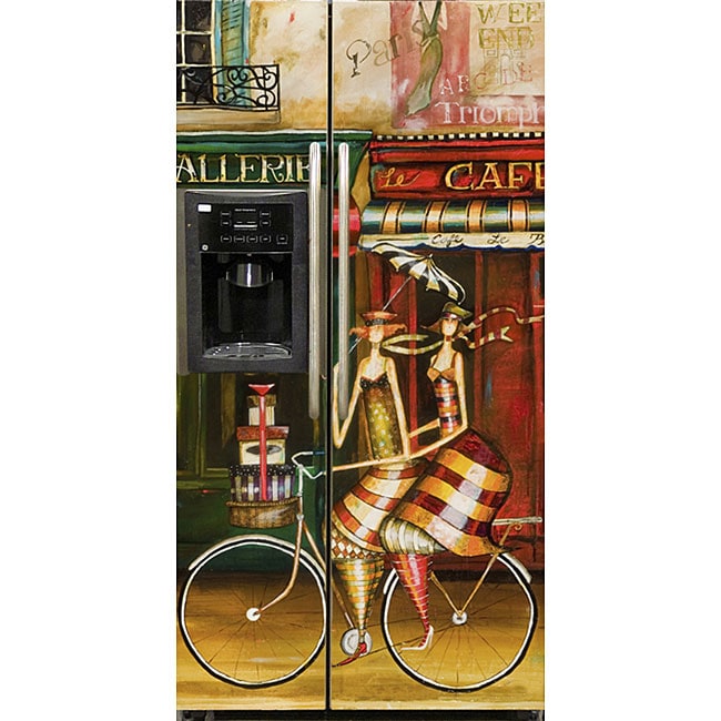 Appliance Art 'Girlfriends in Paris' Refrigerator Cover