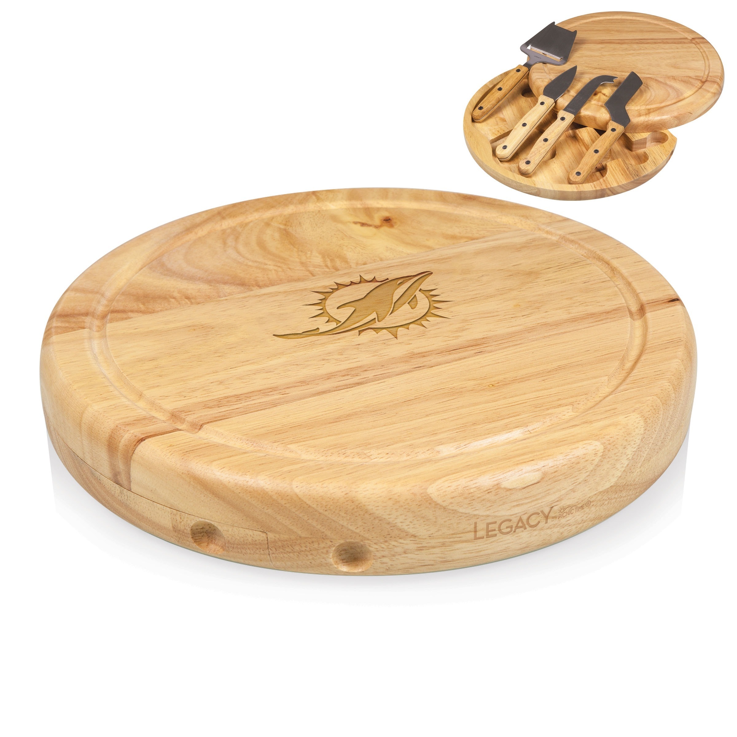 Picnic Time Miami Dolphins Circo Cheese Board Set
