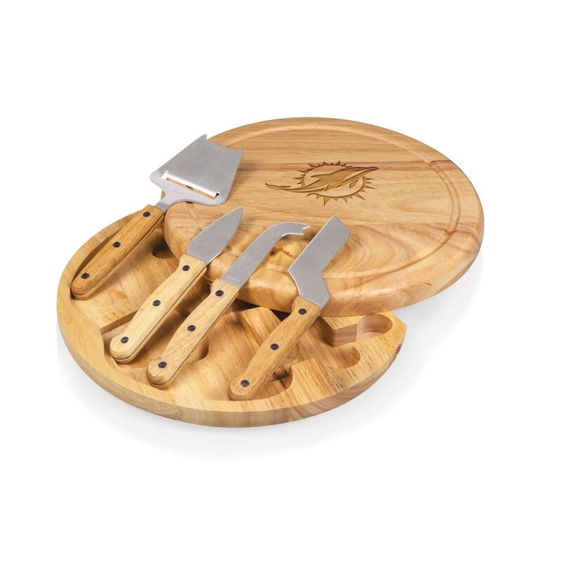 Picnic Time Miami Dolphins Circo Cheese Board Set