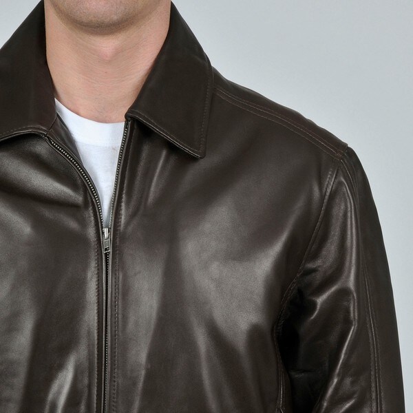 knoles and carter mens leather jacket