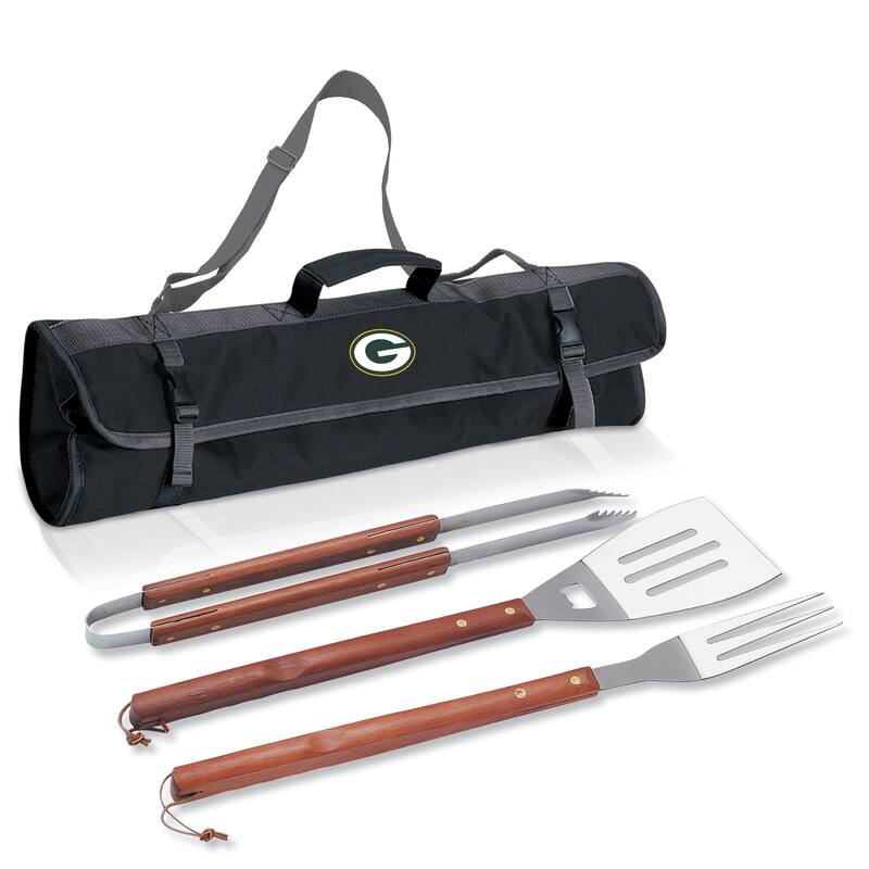 Picnic Time Green Bay Packers 3-piece BBQ Tote