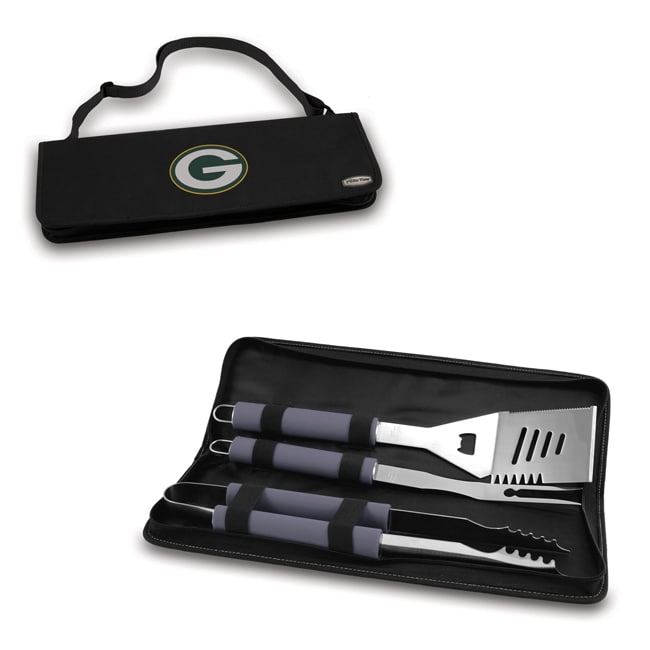 Picnic Time Green Bay Packers Metro Bbq Tool Tote