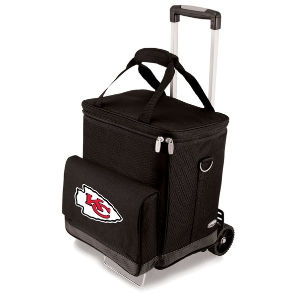 Picnic Time Black Kansas City Chiefs Cellar with Trolley. Opens flyout.
