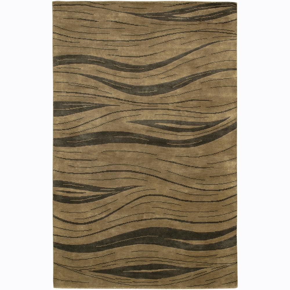 Contemporary Hand knotted Mandara New Zealand Wool Rug (26 X 76)