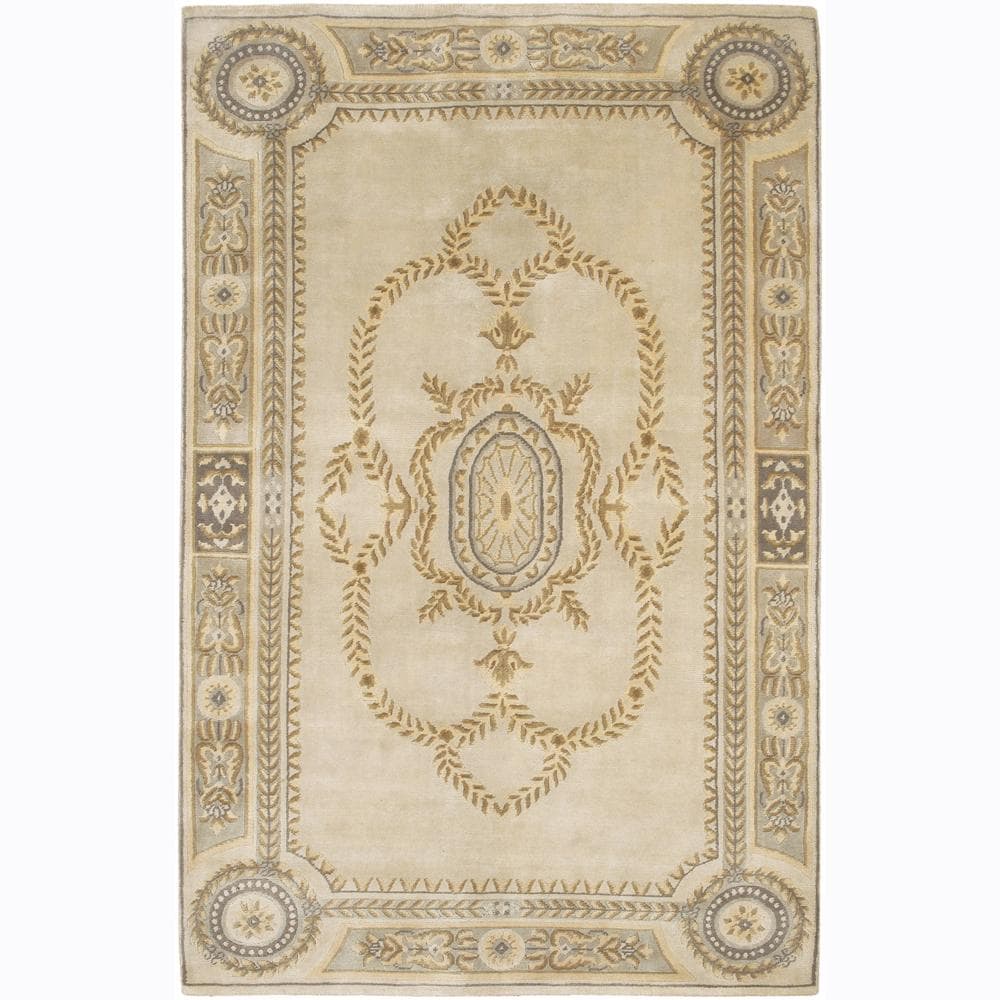 Hand knotted Floral Mandara Wool Rug (2 X 3)