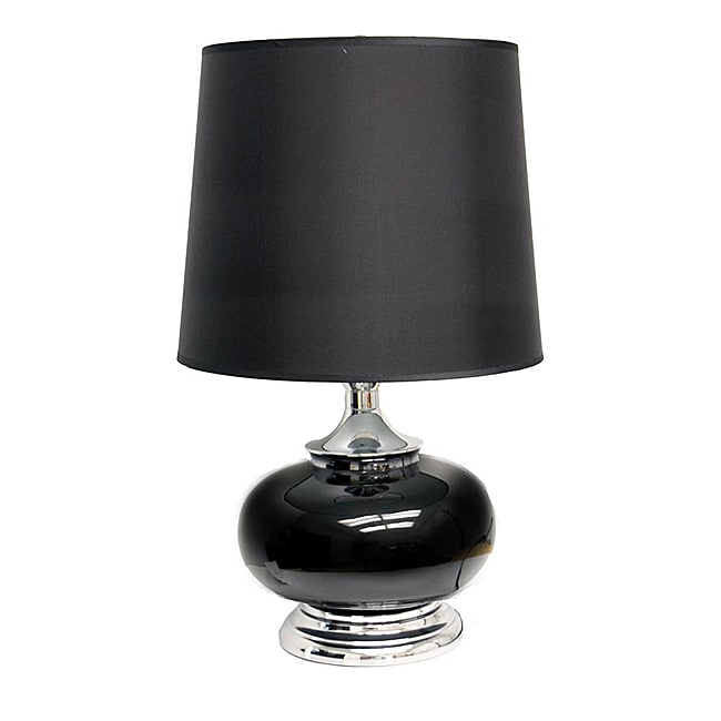 Shop Black Metal 24.5-inch Table Lamp - Free Shipping Today - Overstock ...