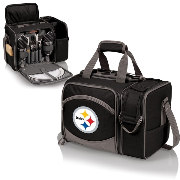 Picnic Time Malibu Black Pittsburgh Steelers