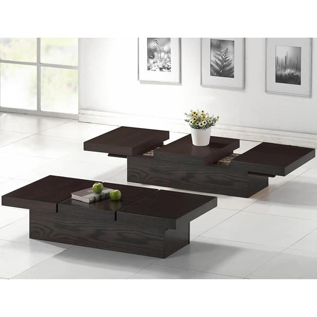 Baxton Studio Cambridge Dark Brown Contemporary Coffee Table