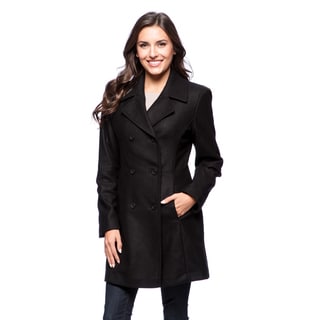 Shop Trendz Women's Black Coat - Free Shipping Today - Overstock.com ...