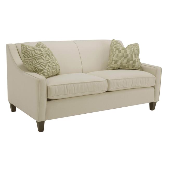 Genoa Ivory Fabric Loveseat  