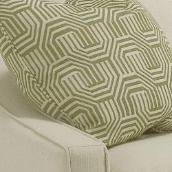 Genoa Ivory Fabric Loveseat