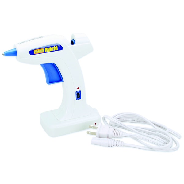White Plastic Battery-powered Multi-Temp Hybrid Cordless Glue Gun