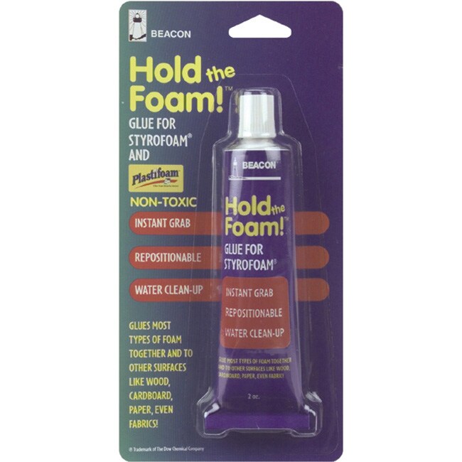 Hold the Foam. 2-oz Polystyrene Glue