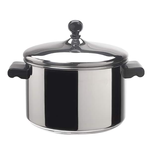 Farberware Classic Stainless Steel Covered Saucepan with Boiler 2 Qt