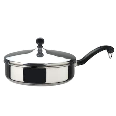 Farberware Classic Series Stainless Steel 2-3/4-quart Covered Saute Pan