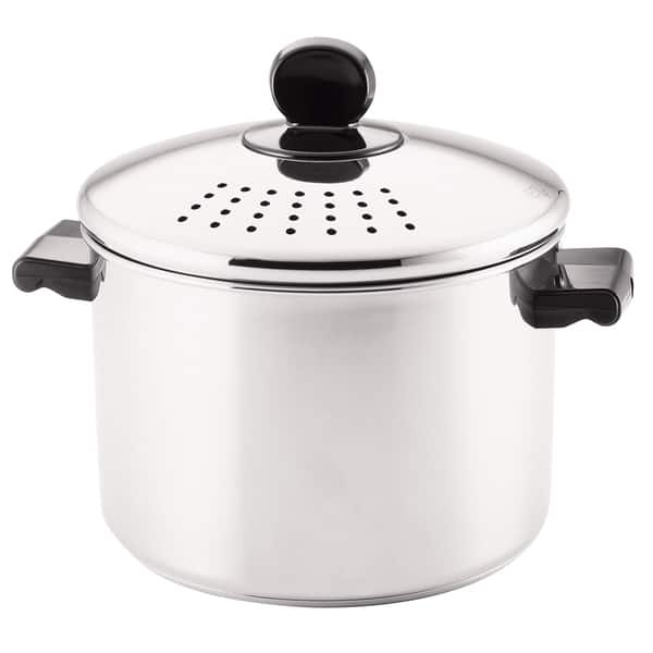 Cooks Standard Classic Lid 8-Quart Stainless Steel Stockpot Silver